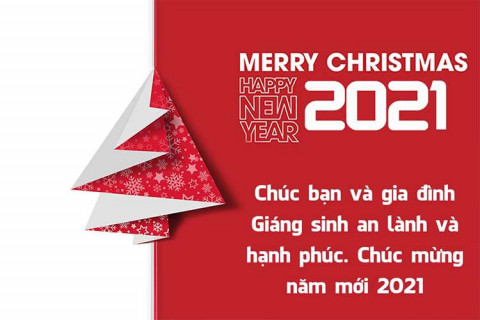 Thư chúc mừng giáng sinh và năm mới 2021